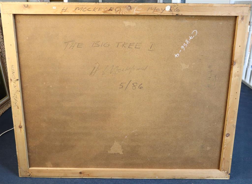 § Harold Mockford (1932-) The Big Tree 38 x 48in.